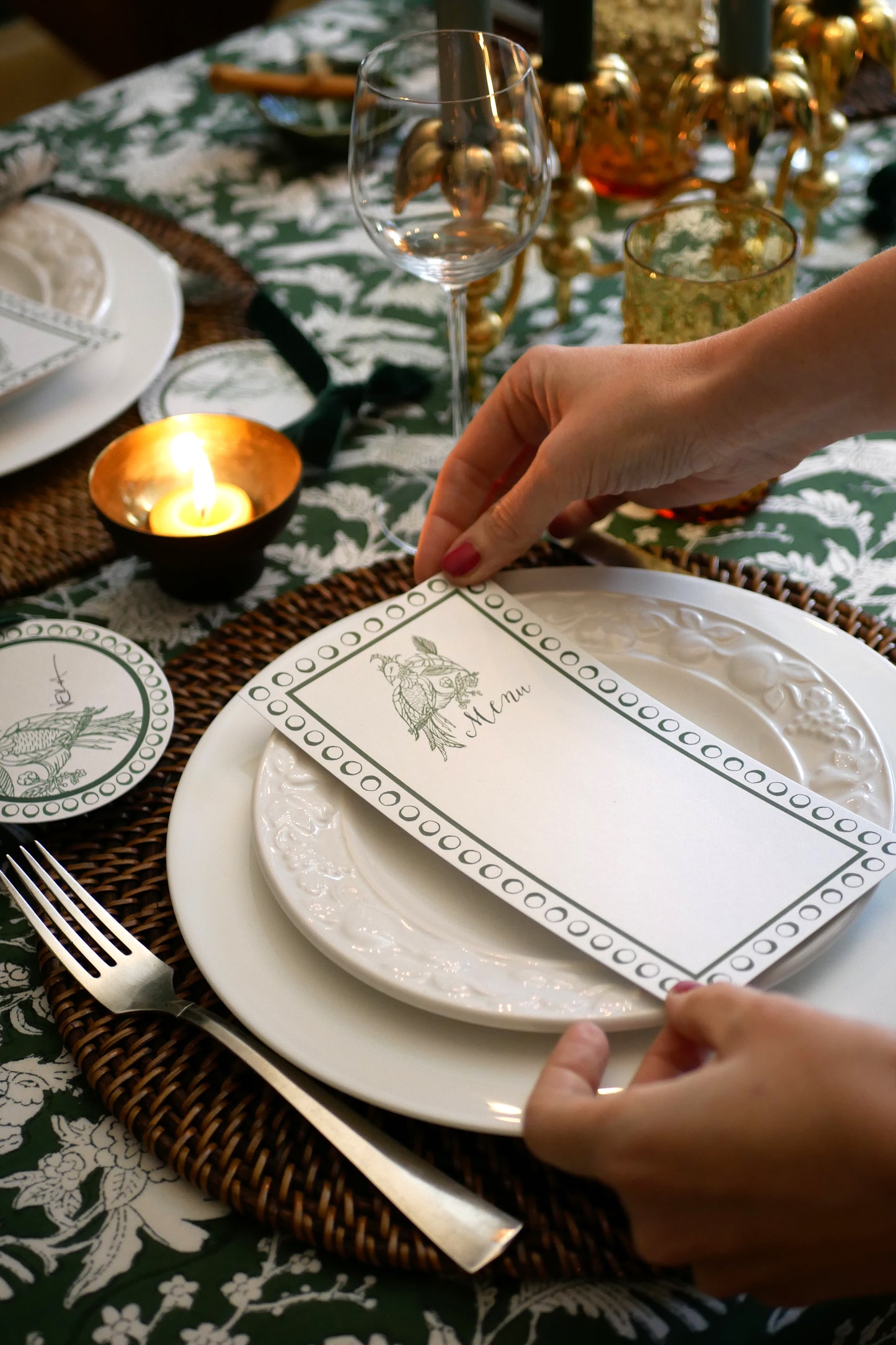 Papeterie Set „À Table“, eine Kollaboration von Salonette x Vera Ferreira