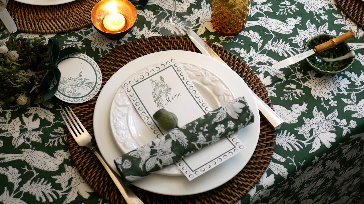Papeterie Set „À Table“, eine Kollaboration von Salonette x Vera Ferreira